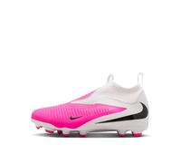 Nike Youth Phantom 6 High Academy Firm Ground Football Boots, Multi-Color/Black, Size 3 Older Print