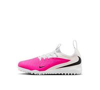 Nike Youth Phantom 6 Low Academy Astro Turf Football Boots, Multi-Color/Black, Size 2 Older Print