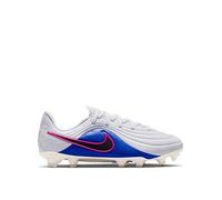 Nike Youth Tiempo Academy Firm Ground Football Boots, White/Black-Racer Blue-Pink Bl, Size 4 Older White/Black-Racer Blue-Pink Bl