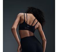 Nike Zenvy Strappy Women's Light-Support Padded Sports Bra - Black - Nylon/Elastane XXL