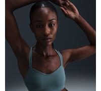 Nike Zenvy Strappy Women's Light-Support Padded Sports Bra - Blue - Nylon/Elastane XXL