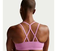 Nike Zenvy Strappy Women's Light-Support Padded Sports Bra - Purple - Nylon/Elastane M