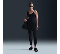 Nike Zenvy Women's Dri-FIT 7/8 Bodysuit - Black - Nylon/Elastane XL (UK 20-22)