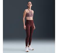 Nike Zenvy Women's High-Waisted 7/8 Printed Leggings - Red - Nylon/Elastane M (UK 12-14)