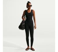 Nike Zenvy Women's High-Waisted Full-Length Leggings with No Front Seam - Black - Nylon/Elastane M (UK 12-14)