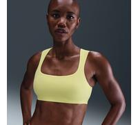 Nike Zenvy Women's Light-Support Lightly Lined Sports Bra - Yellow - Nylon/Elastane M