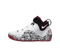 Nike Zoom Lebron IV - White / Black / University Red, White/Black/Red/White, 9 UK