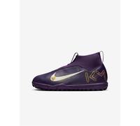 Nike Zoom Mercurial Superfly 10 Academy Junior Astro Turf Football Boots 5.5 Purple/Ivory