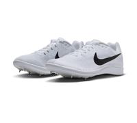 NIKE DC8725-100 Zoom Rival Distance Unisex White/Black-Metallic Silver UK 8