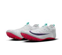 Nike Zoom Superfly Elite 2 Running Spikes | UK 7.5 in White/Obsidian/Bright Crimson