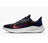 Nike Zoom Winflo 7 Mens Running Trainers CJ0291 Sneakers Shoes (UK 11 US 12 EU 46, Black Chile red Racer Blue 006)