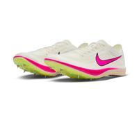 Nike ZoomX Dragonfly Running Spikes | UK 9.5 in Sail/Fierce Pink/Light Lemon Twist