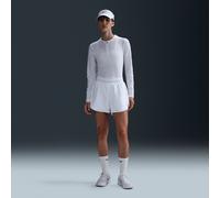 NikeCourt Ace Advantage Women's Dri-FIT Tennis Shorts - White - Polyester L (UK 16-18)