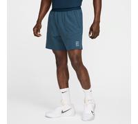 NikeCourt Advantage Men's Dri-FIT 15cm (approx.) Tennis Shorts - Blue - Polyester/Elastane XL