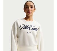 NikeCourt Collection Women's Crew-Neck Tennis Top - White - Cotton/Polyester