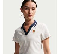 NikeCourt Court Collection Women's Dri-FIT Cropped Tennis Polo - White - Polyester/Elastane S (UK 8-10)