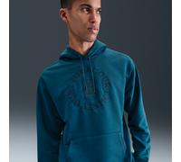 NikeCourt Heritage Men's Dri-FIT French Terry Tennis Pullover Hoodie - Blue - Polyester/Cotton S