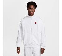 NikeCourt Heritage Men's Tennis Jacket - White - Polyester XS