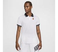 NikeCourt Heritage Men's Tennis Polo - White - Cotton/Polyester XL