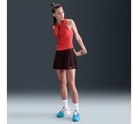 NikeCourt Slam Women's Dri-FIT High-Waisted Tennis Skirt - Red - Polyester/Elastane XS (UK 4-6)