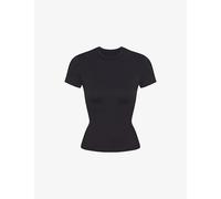 Nikeskims Womens Nikeskims Matte Padded Baby Tee Jersey T-Shirt Obsidian S