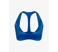 Nikeskims Womens Nikeskims Satin Shine Plunge Sports Bra Cobalt S