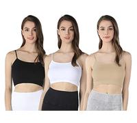 NIKIBIKI Women Clothes Seamless Classic Crop Top Bralette, Made in U.S.A, One Size