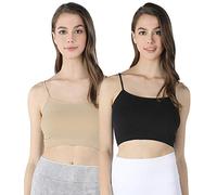 NIKIBIKI Women Seamless Classic Crop Top Bralette, Made in U.S.A, One Size - - One size