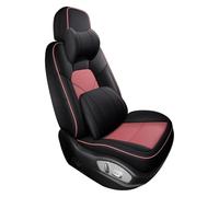 NIKISO Car Seat Protectors For Suz&uki For Ignis For Swift For Sx4 For Celerio For Baleno Custom Car Seat Cover Set Seat Cushion Cover Protection(Black Pink,Deluxe Edition)
