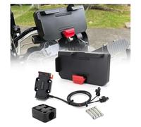 NIKISO Navigation Bracket For B&MW R1200GS R1250GS ADV S1000XR F750GS F850GS F900R USB Mobile Phone GPS Navigation Bracket Wireless Charging Support(Set - 22mm)