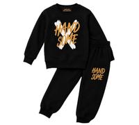 NIKITA ZELINSCHII Boys' Cotton Tracksuit Set, 2 Piece Sweatshirt and Joggers, Ages 3-7 | HANDSOME