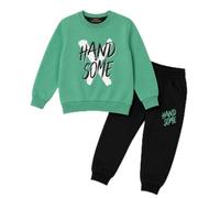 NIKITA ZELINSCHII Boys' Cotton Tracksuit Set, 2 Piece Sweatshirt and Joggers, Ages 3-7 | HANDSOME