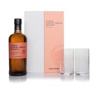 Nikka Coffey Grain Whisky & 2 Highball Glass Gift Pack | Japanese Grain Whisky | 70cl | 45% ABV
