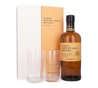 Nikka Coffey Malt Whisky & 2 Highball Glass Gift Pack | Japanese Grain Whisky | 70cl | 45% ABV