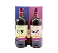 Nikka - Yoichi & Miyagikyo Rum Finish Twin Pack -