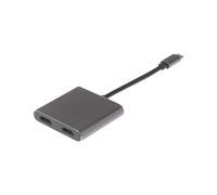 Nikkai USB-C Multiport Hub 2x 4K 60Hz HDMI/USB-C PD/USB-A 3.0 MST (446PAM)