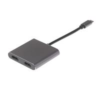 Nikkai USB-C Multiport Hub to 2x HDMI 4K@60Hz Ultra HD MST/ USB-C PD /