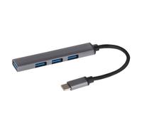 Nikkai USB-C Multiport Hub to 4x USB-A 3.1 Super Speed with 13cm Cable