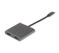 Nikkai USB-C Multiport Hub 2x 4K 60Hz HDMI/USB-C PD/USB-A 3.0 MST