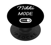 Nikki Mode On Name PopSockets Adhesive PopGrip