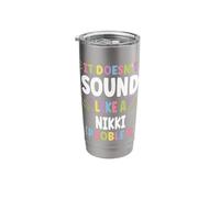Nikki Personalized Women's Gift Custom Nikki Stainless Steel Insulated Tumbler