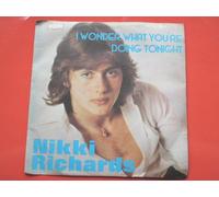 Nikki Richards - Richards, Nikki I Wonder What You're Doing Tonight 7" Ember EMBS363 EX/VG 1978 picture sleeve, there is handwritten number on label and 2mm drill hole in label rim