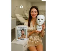 Nikki Temple ClearSkin Glow II LED Mask Wrinkles Fine Lines & Anti Ageing Skincare in White