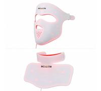 Nikki Temple Clearskin Glow V Led Face Mask & Neck Light Therapy Set In White White