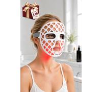 Nikki Temple Glow Iv Led Facial Mask For Wrinkles Fine Lines And Acne In White White