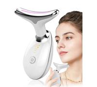 Nikki Temple Wand Pro Face & Neck Massager Lifts Smooths & Tightens Skin In White White