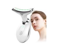 Nikki Temple Wand Pro Neck & Face Massager for Smoother Tighter Skin in White