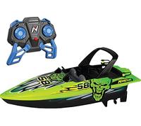 Nikko 10171 Speed Boat, Remote Controlled RC Boat, Water Action up to 2.5 km/h, Robust Motor Boat, Fast Response, 25 m Range, for Children from 6 Years and Adults, Race Boat Approx. 30 cm, Green