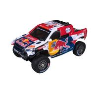 Nikko 10561 Pro Truck Toyota Gazoo Dakar, Remote Controlled RC Car, Offroad Vehicle up to 14 km/h, Full Suspension & USB Quick Charge, Children from 6 Years & Adults, Approx. 33 cm, Red/Blue