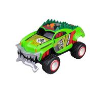 Nikko 20113 Road Rippers Mega Monster Dino Truck, Dino Toy Car with Light and Sound Effects, Biting Teeth, Car Drives at the Touch of a Button, Includes Batteries, Children from 3 Years, Approx. 23 cm